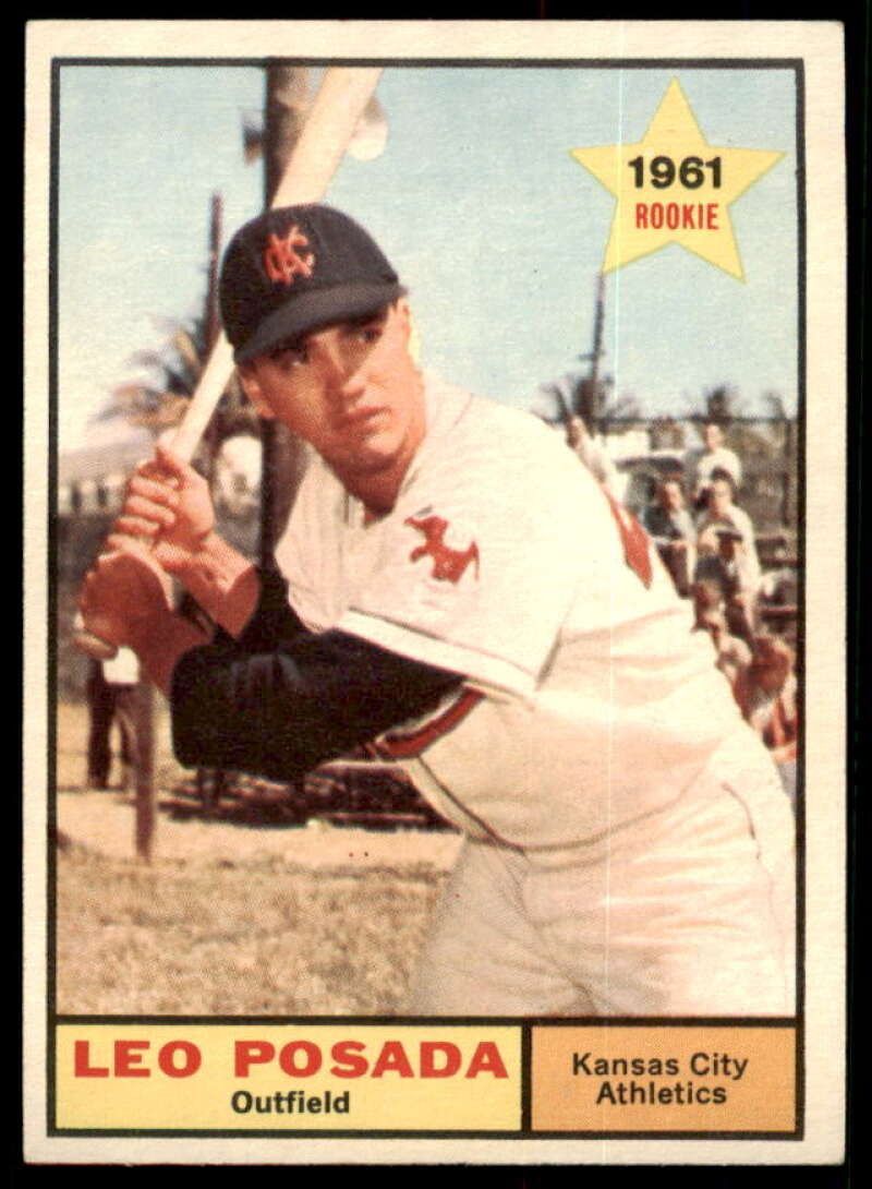 Leo Posada Rookie Card 1961 Topps #39  Image 1