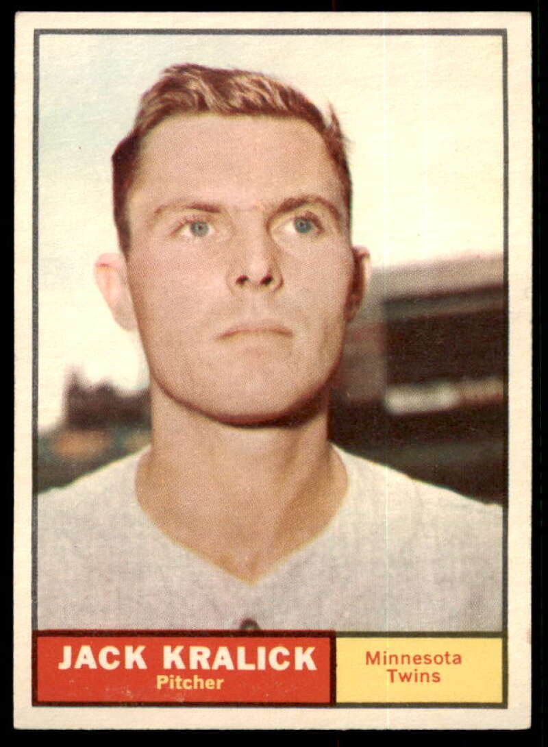 Jack Kralick Rookie Card 1961 Topps #36  Image 1