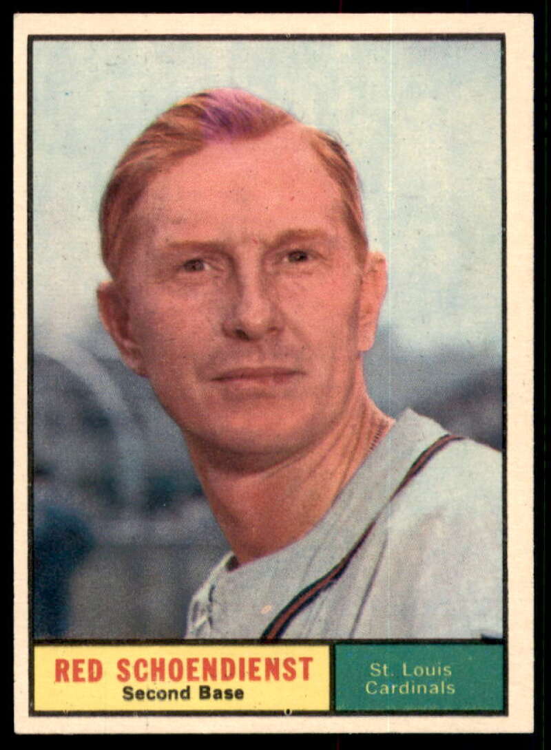 Red Schoendienst Card 1961 Topps #505  Image 1