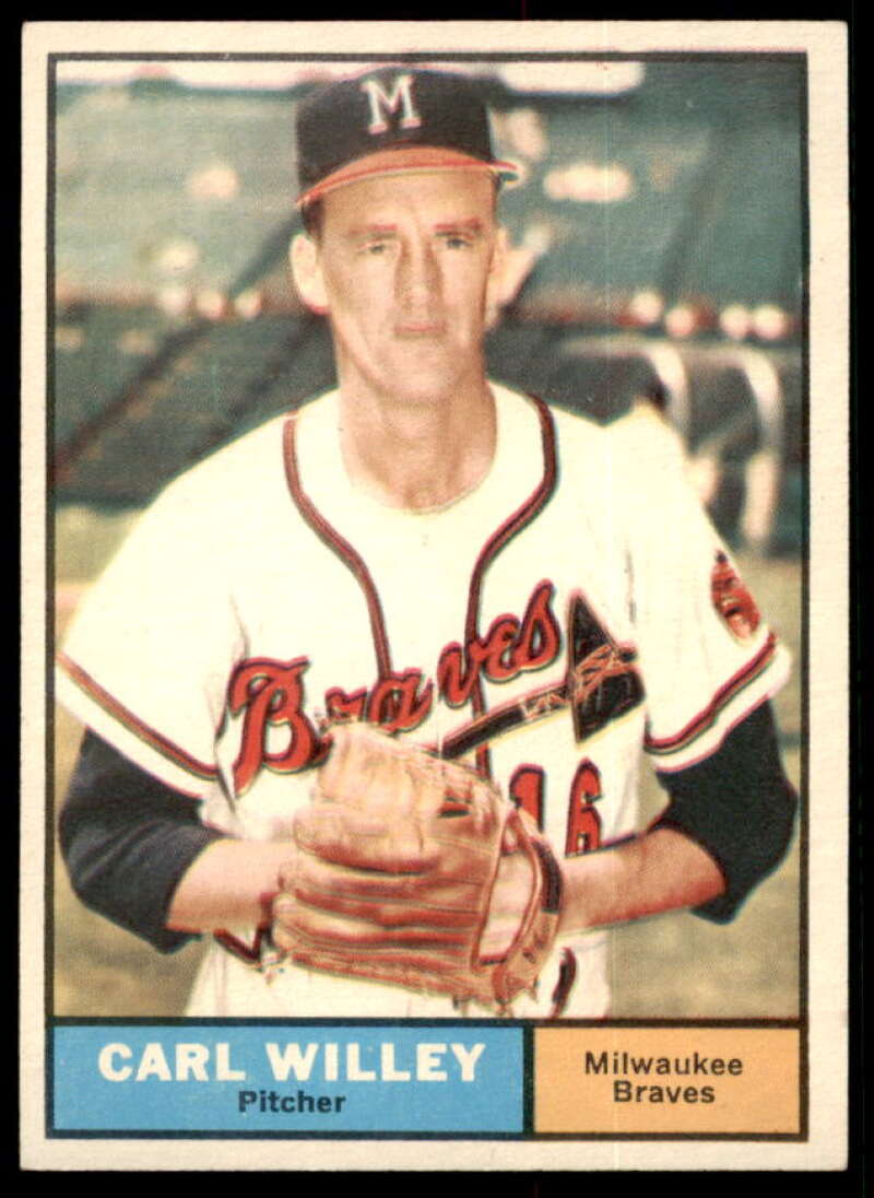 Carl Willey Card 1961 Topps #105  Image 1