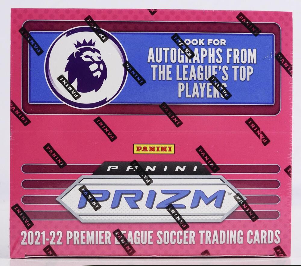 2021-22 Panini Prizm Premier League EPL Soccer Retail 24-Pack Box Image 1