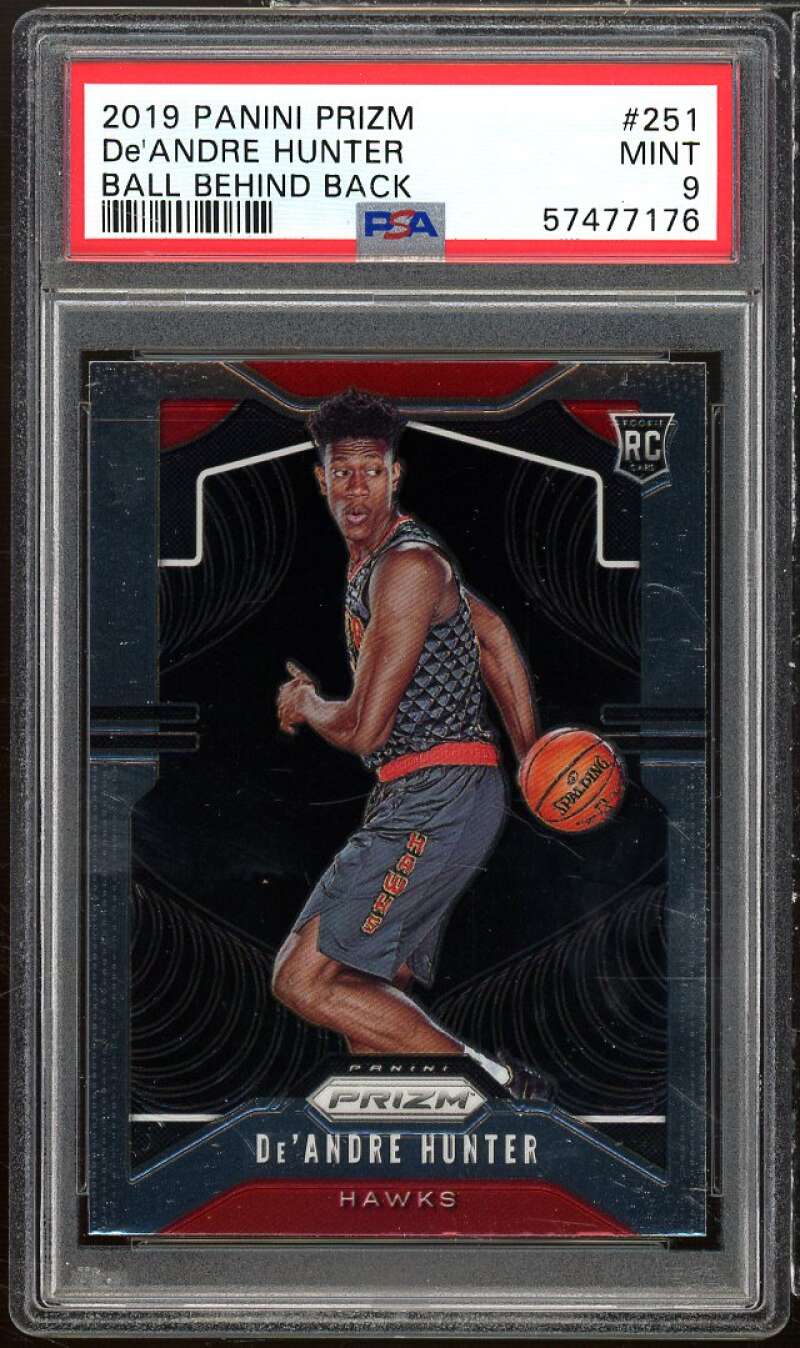 De'Andre Hunter Rookie Card 2019-20 Panini Prizm #251 PSA 9 Image 1