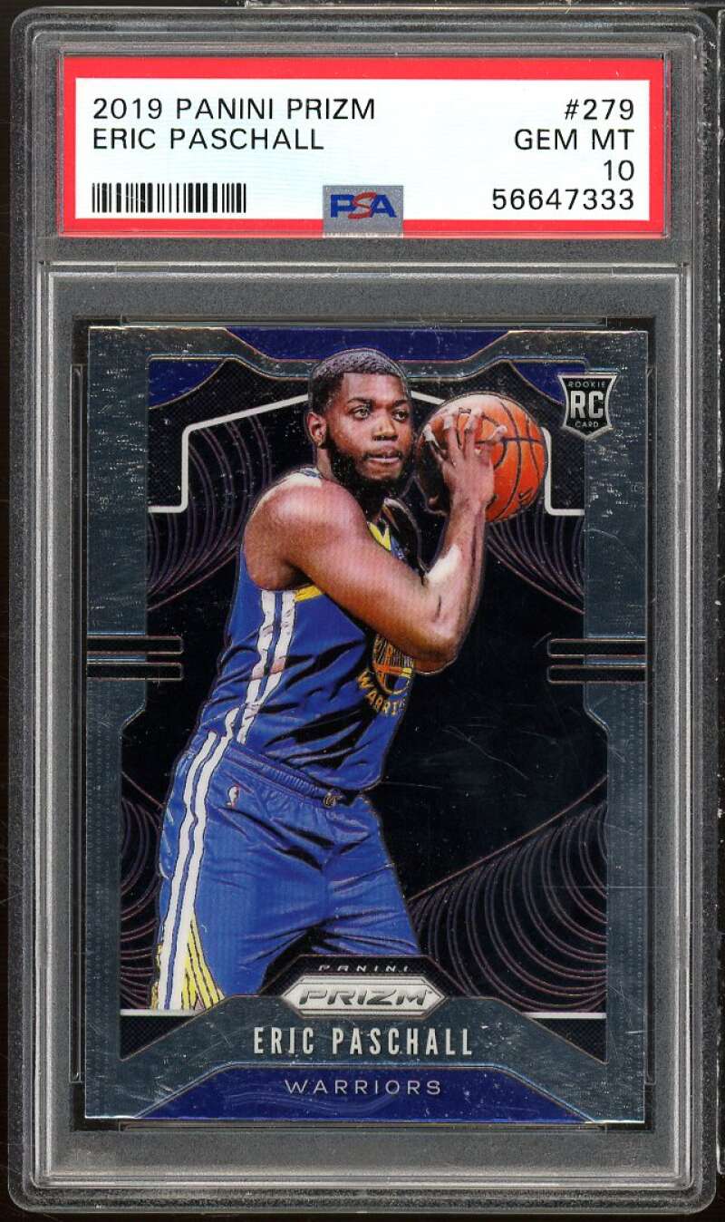 Eric Paschall Rookie Card 2019-20 Panini Prizm #279 PSA 10 Image 1