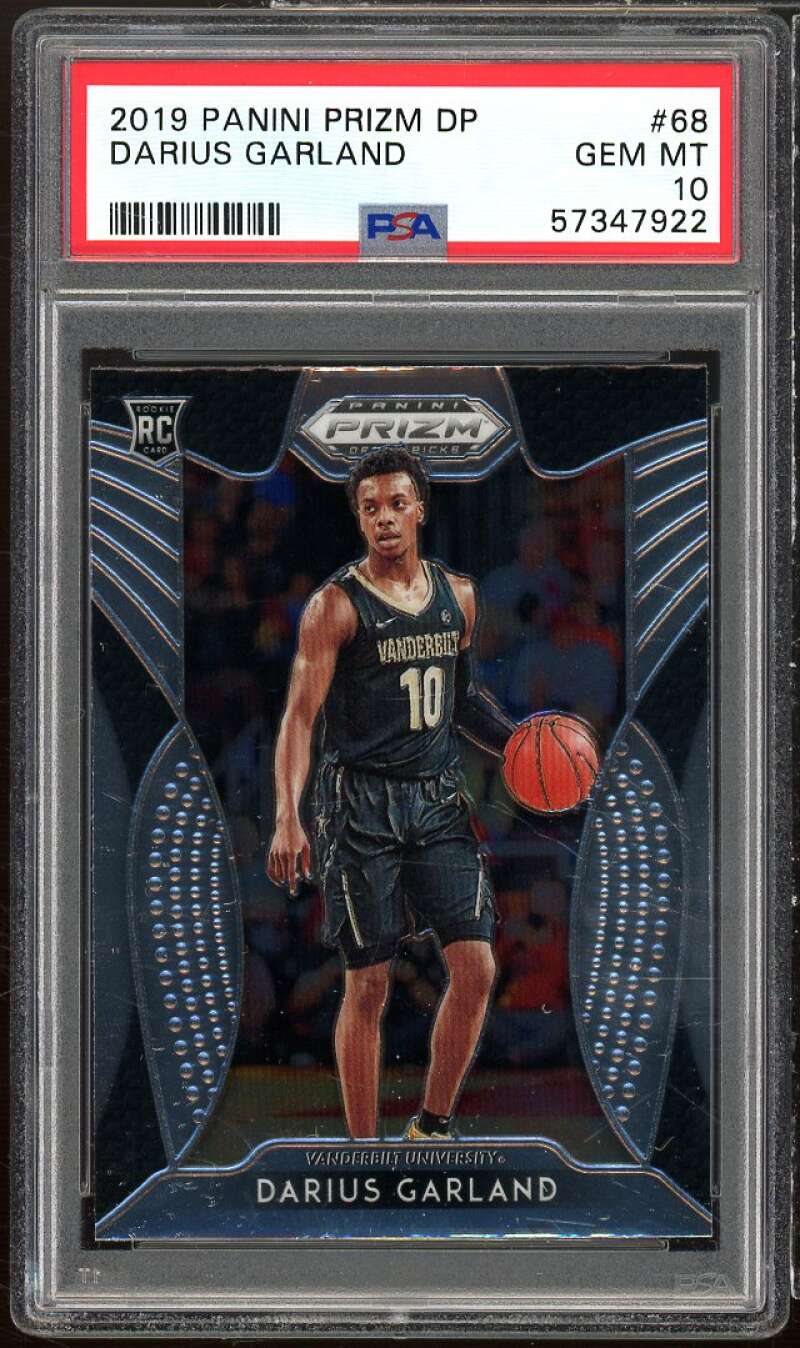 Darius Garland Rookie Card 2019-20 Panini Prizm DP #68 PSA 10 Image 1