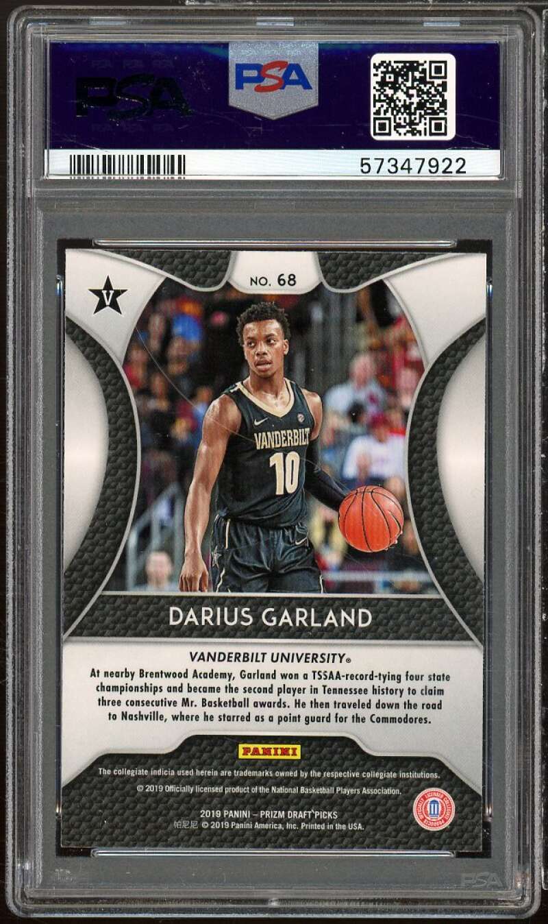 Darius Garland Rookie Card 2019-20 Panini Prizm DP #68 PSA 10 Image 2