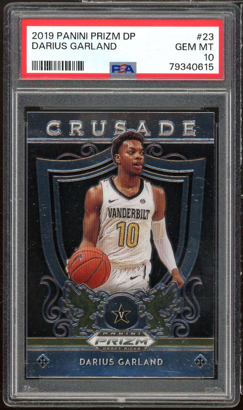 Darius Garland Rookie Card 2019-20 Panini Prizm DP #23 PSA 10 Image 1