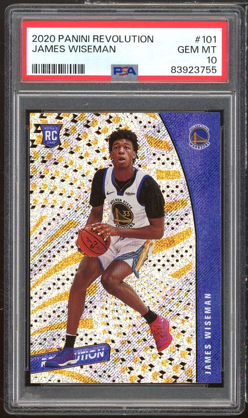 James Wiseman Rookie Card 2020-21 Panini Revolution #101 PSA 10 Image 1