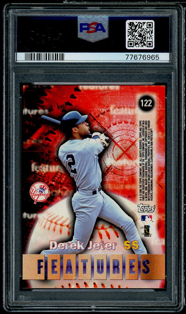 Nomar Garciaparra/Derek Jeter Card 2000 Finest #122 PSA 10 Image 2