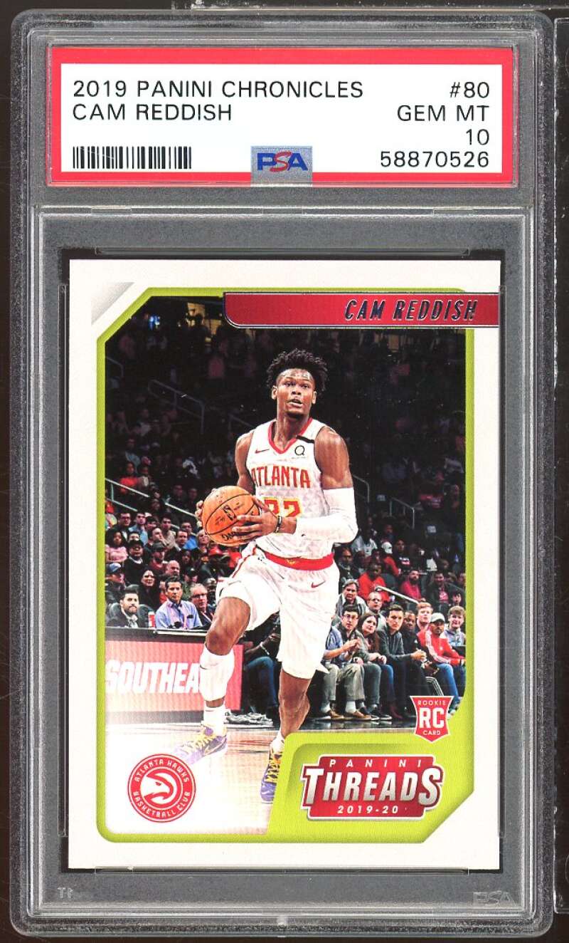 Cam Reddish Rookie Card 2019-20 Panini Chronicles #80 PSA 9 Image 1