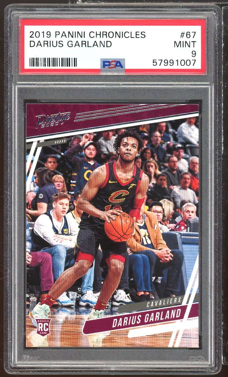 Darius Garland Rookie Card 2019-20 Panini Chronicles #67 PSA 9 Image 1