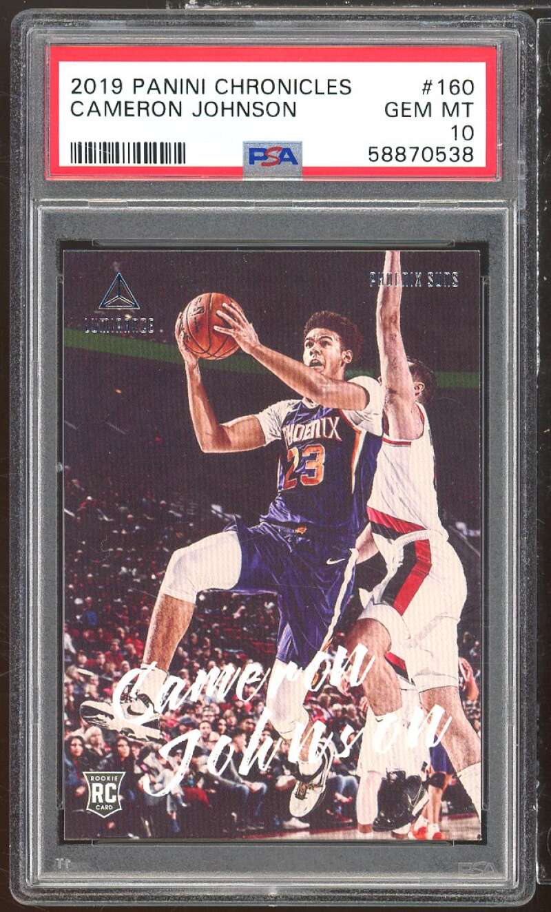 Cameron Johnson Rookie Card 2019-20 Panini Chronicles #160 PSA 10 Image 1