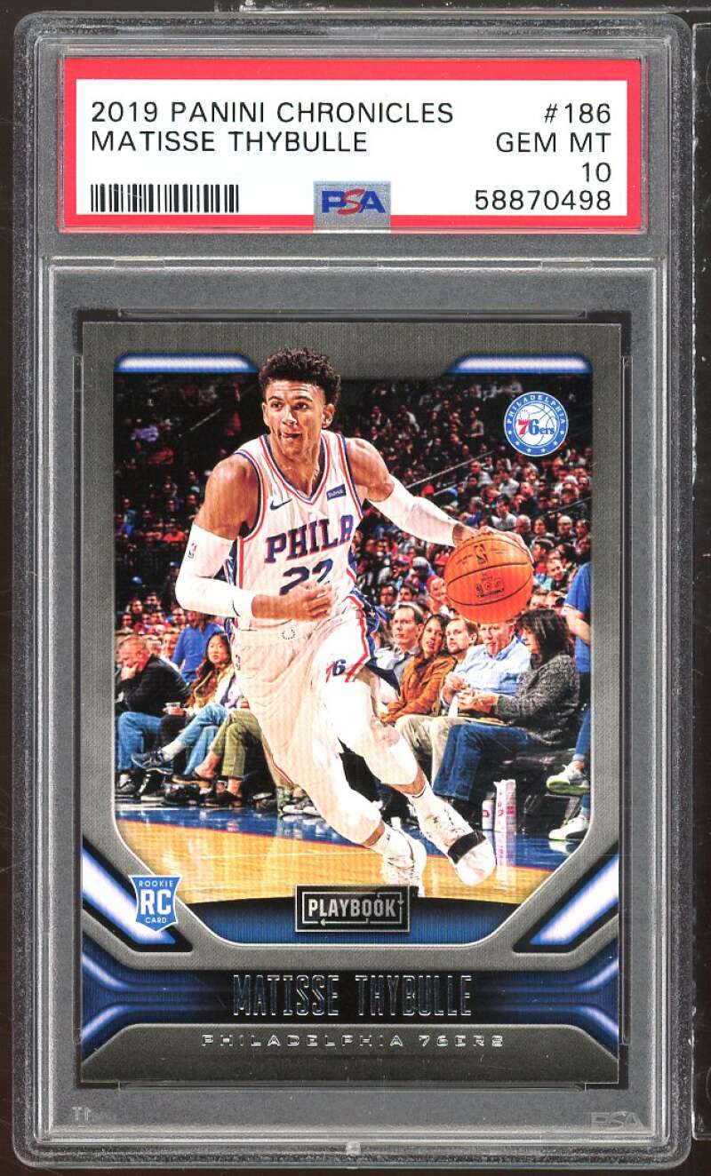 Matisse Thybulle Rookie Card 2019-20 Panini Chronicles #186 PSA 10 Image 1