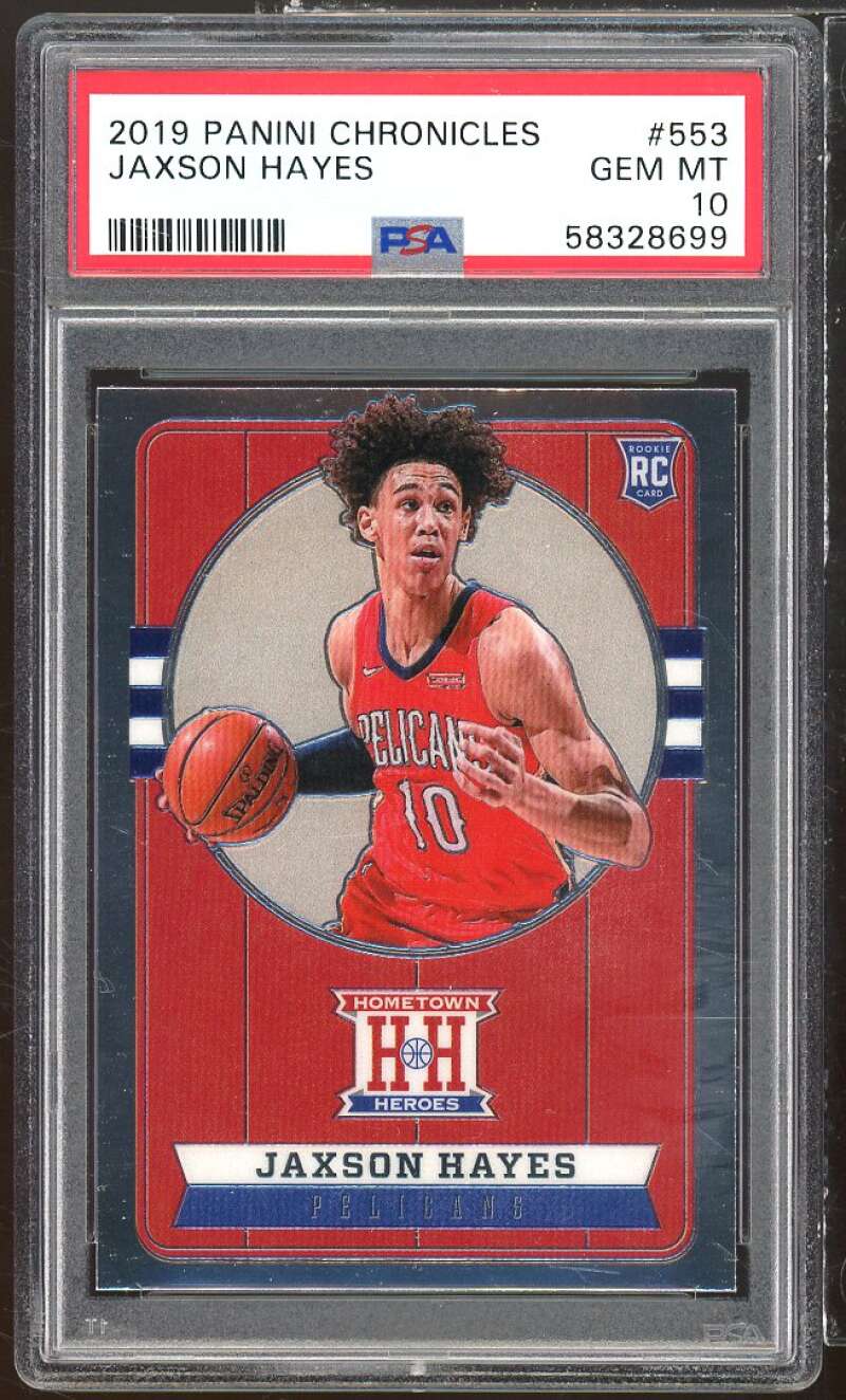 Jaxson Hayes Rookie Card 2019-20 Panini Chronicles #553 PSA 10 Image 1