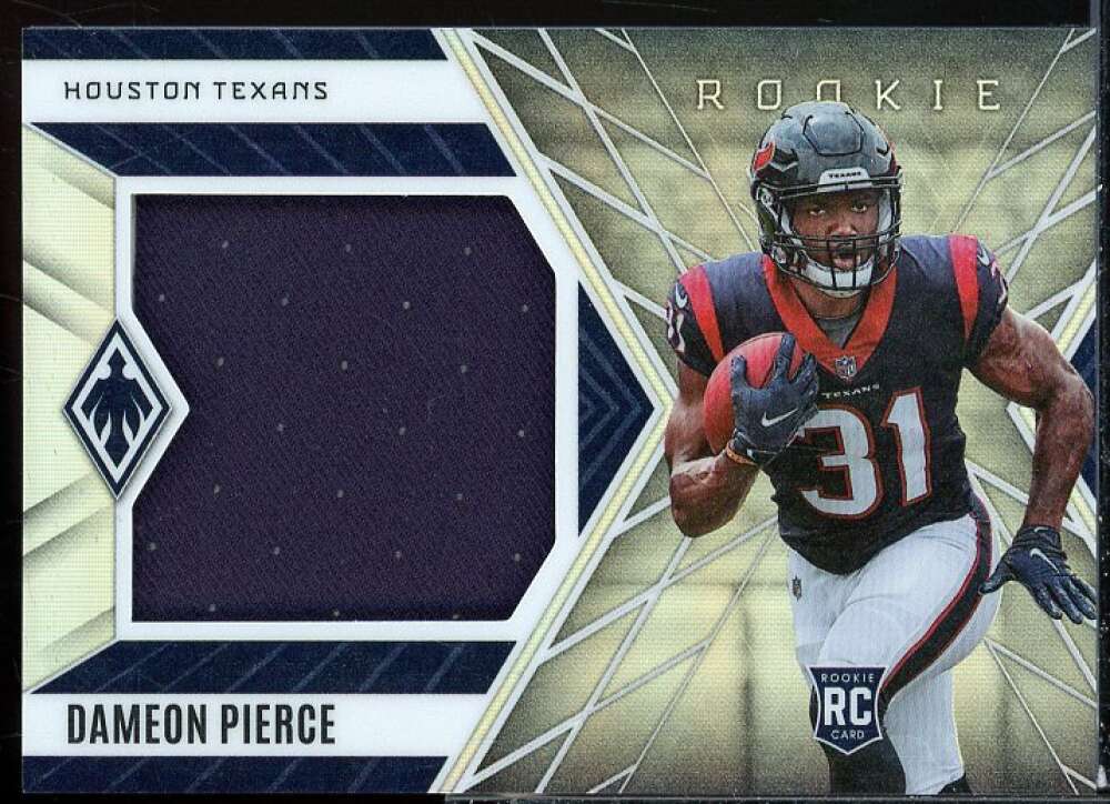 Dameon Pierce Rookie Card 2022 Panini Phoenix Rookie Jumbo Memorabilia #39  Image 1