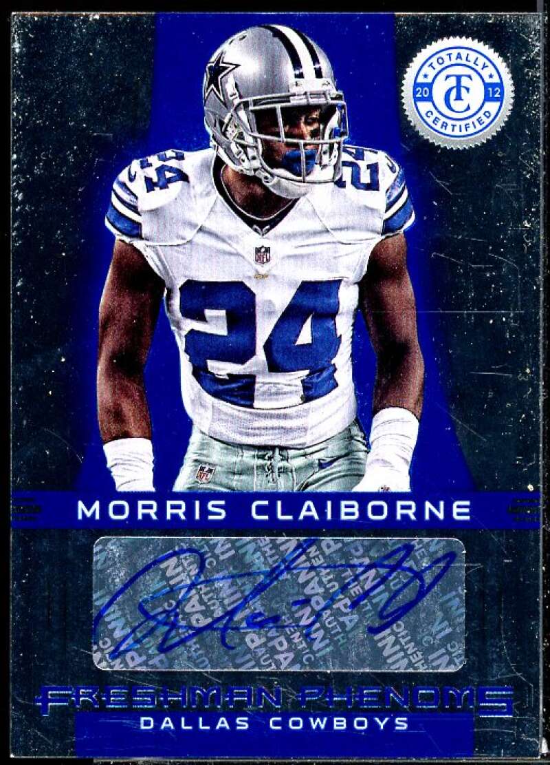 Morris Claiborne AU Card 2012 Totally Certified Blue #157  Image 1