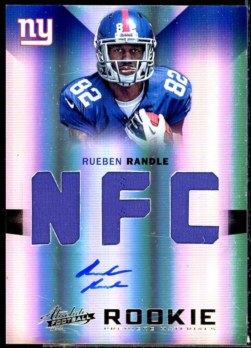 Rueben Randle 2012 Absolute Rookie Premiere Materials Autographs AFC/NFC #229  Image 1