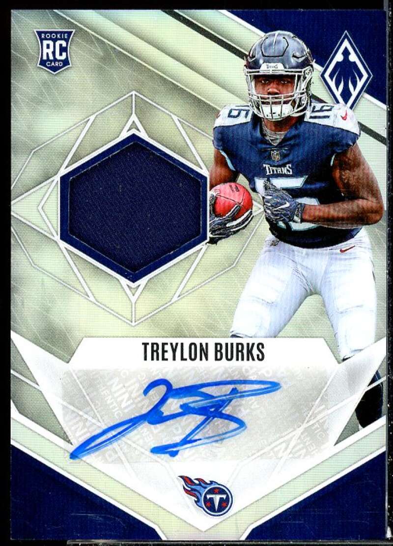 Treylon Burks Rookie 2022 Panini Phoenix Rookie Premiere Jersey Autographs #12  Image 1