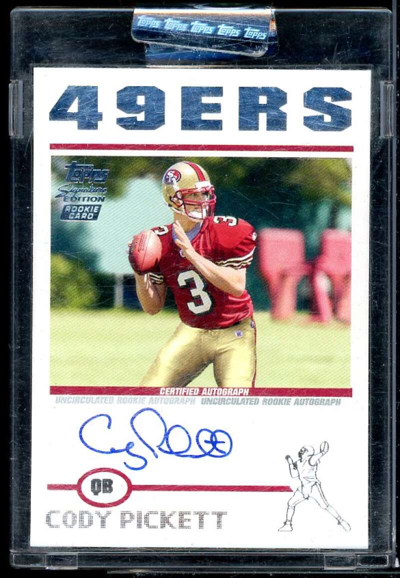 Cody Pickett AU/999 RC Card 2004 Topps Signature #95  Image 1