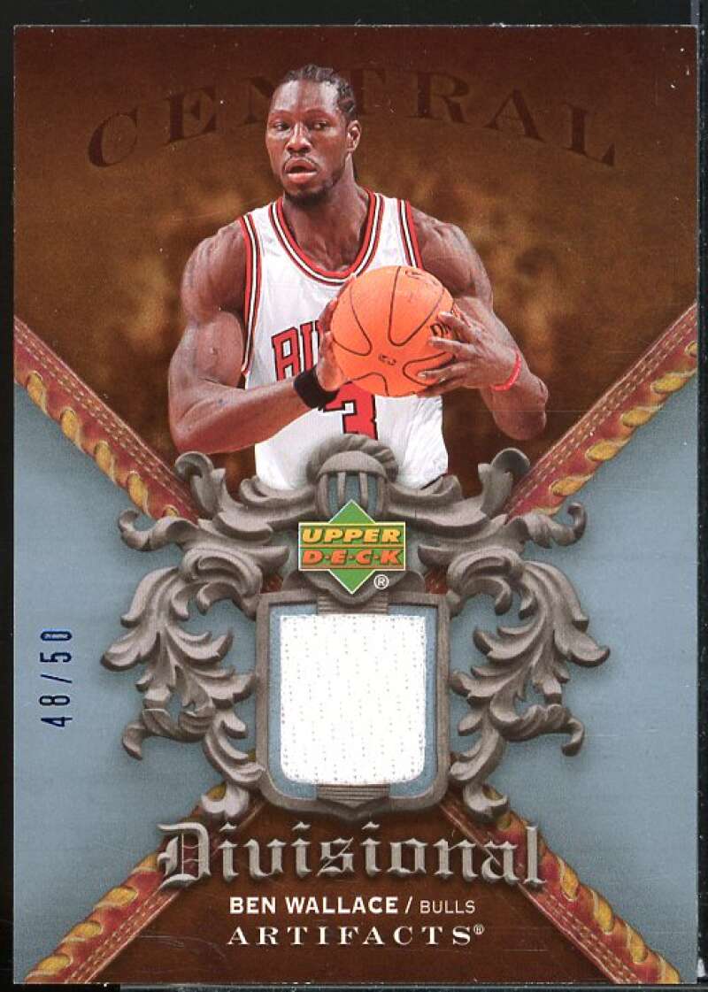 Ben Wallace Card 2007-08 Artifacts Divisional Artifacts #DAWA  Image 1