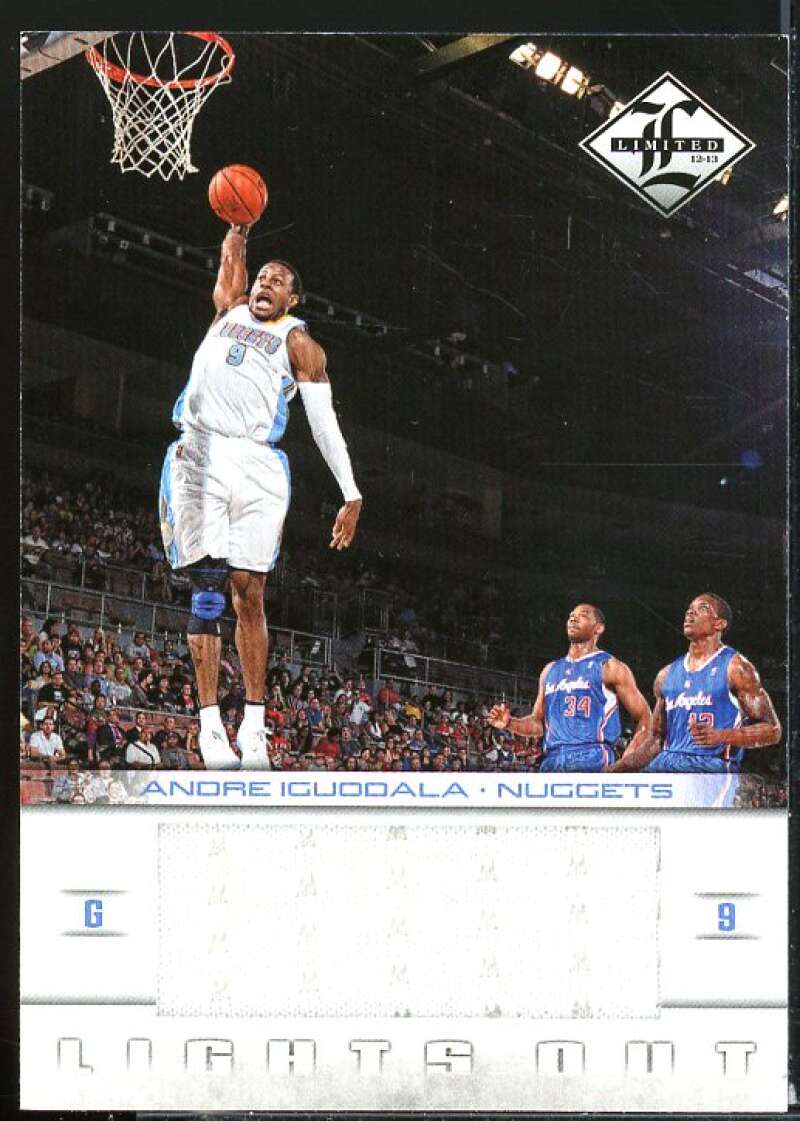 Andre Iguodala Card 2012-13 Limited Lights Out Materials #32  Image 1