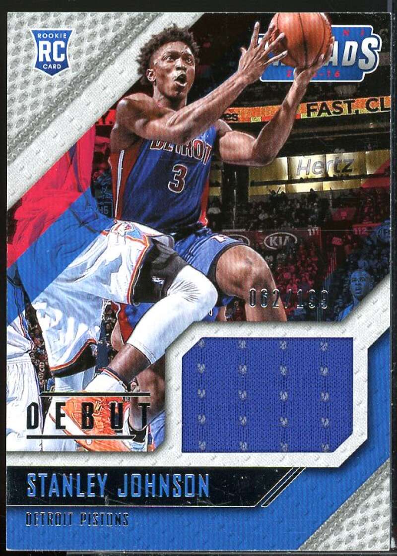 Stanley Johnson Card 2015-16 Panini Threads Debut Threads #8  Image 1