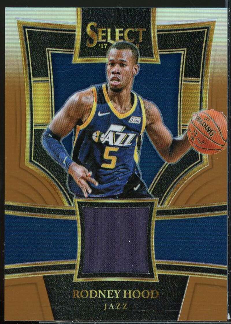 Rodney Hood Card 2017-18 Select Select Swatches Prizms Copper #2  Image 1