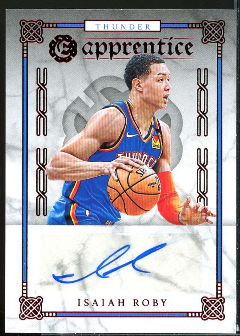 Isaiah Roby Card 2019-20 Panini Chronicles Apprentice Signatures Red #37  Image 1