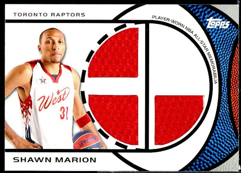 Shawn Marion Card 2009-10 Topps All-Star Relics Quad #ASQSM  Image 1