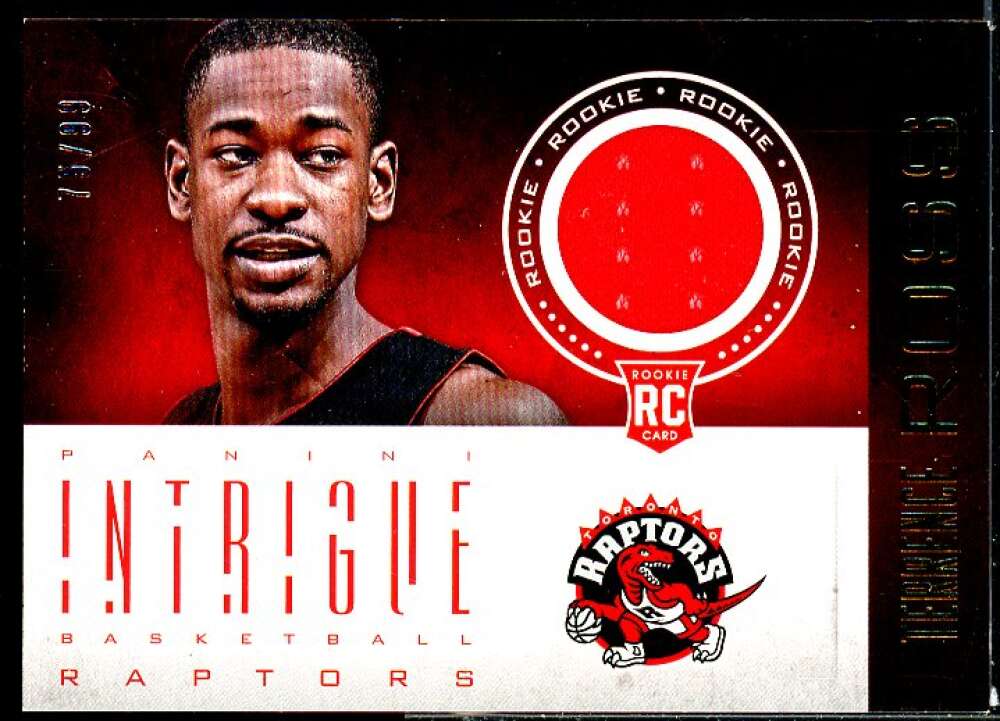 Terrence Ross Rookie Card 2012-13 Panini Intrigue Rookie Memorabilia #13  Image 1