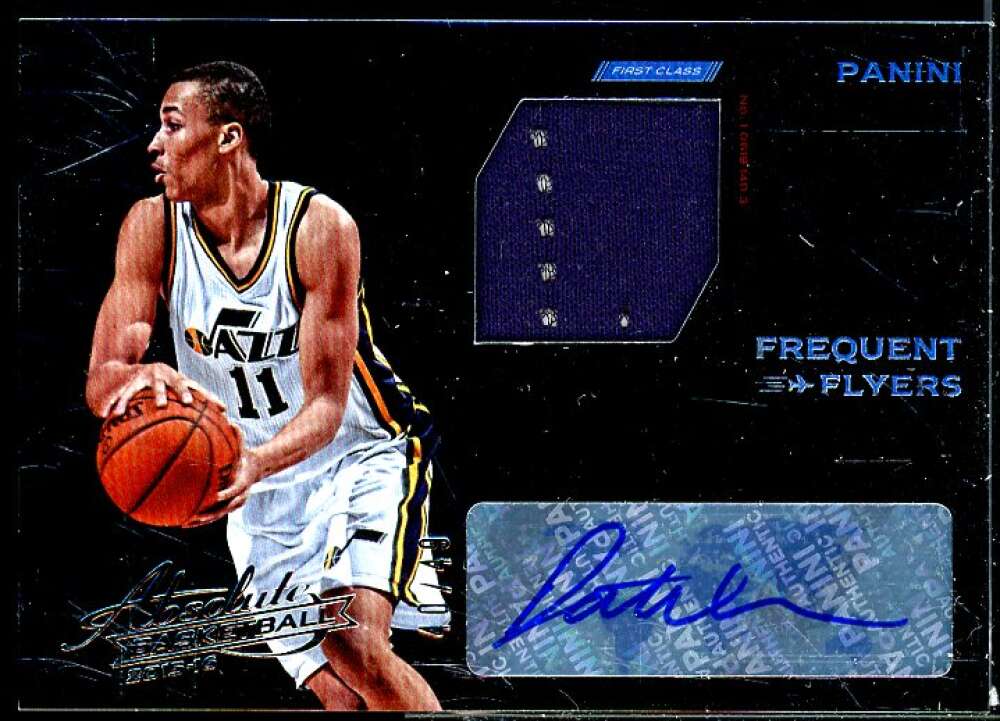 Dante Exum 2015-16 Absolute Memorabilia Frequent Flyer Material Autographs #FRDE  Image 1