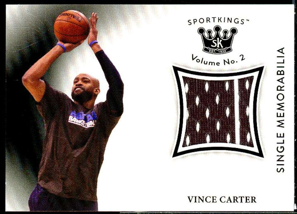 Vince Carter Card 2021 Sportkings Volume 2 Memorabilia #SMVC2  Image 1