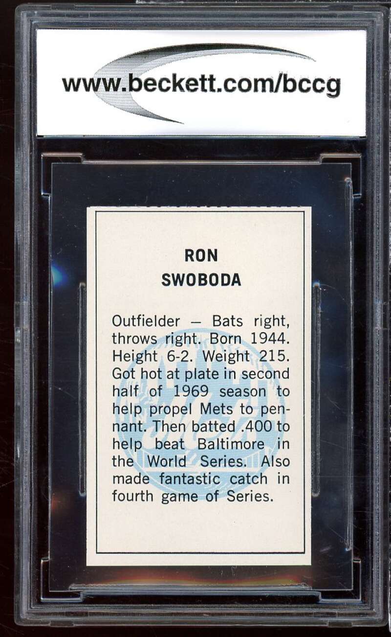 Ron Swoboda 1969 MLB Photo Stamps #166 BGS BCCG 9 Image 2