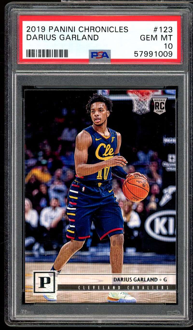 Darius Garland Rookie Card 2019-20 Panini Chronicles #123 PSA 10 Image 1