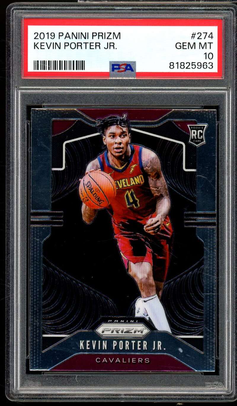 Kevin Porter Jr. Rookie Card 2019-20 Panini Prizm #274 PSA 10 Image 1