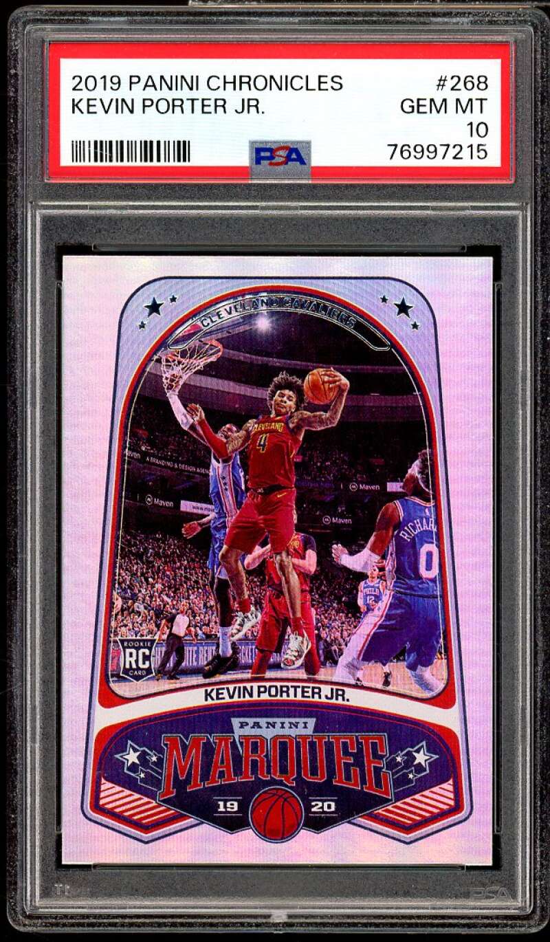 Kevin Porter Jr. Rookie Card 2019-20 Panini Chronicles #268 PSA 10 Image 1