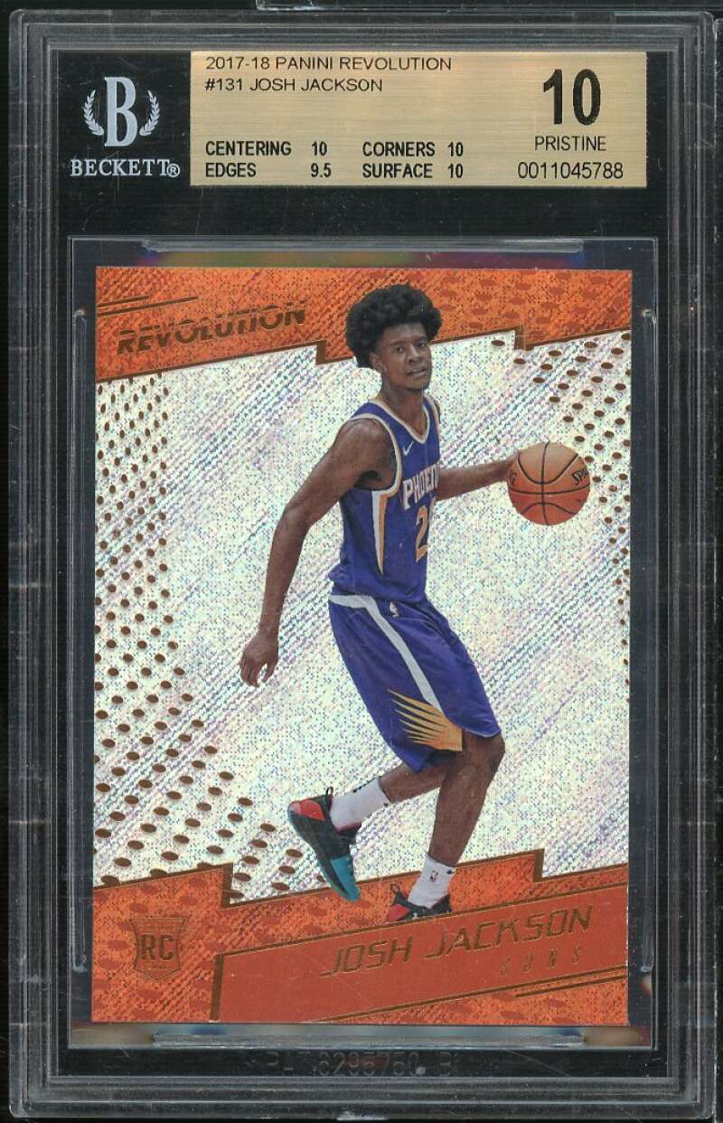 Josh Jackson Rookie Card 2017-18 Panini Revolution #131 (PRISTINE) BGS 10 Image 1