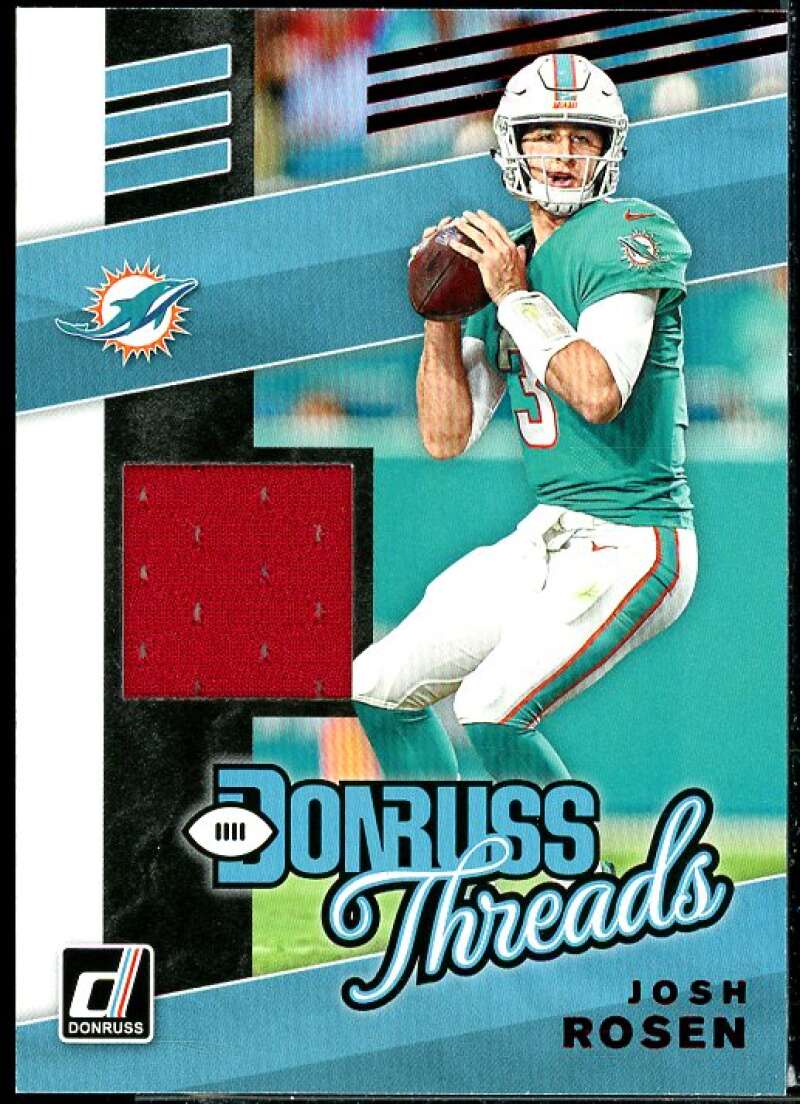 Josh Rosen Rookie Card 2019 Donruss Threads Blue #13  Image 1