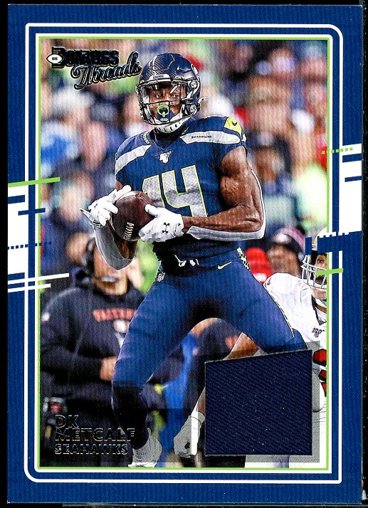 D.K. Metcalf Card 2020 Donruss Threads Blue #15  Image 1