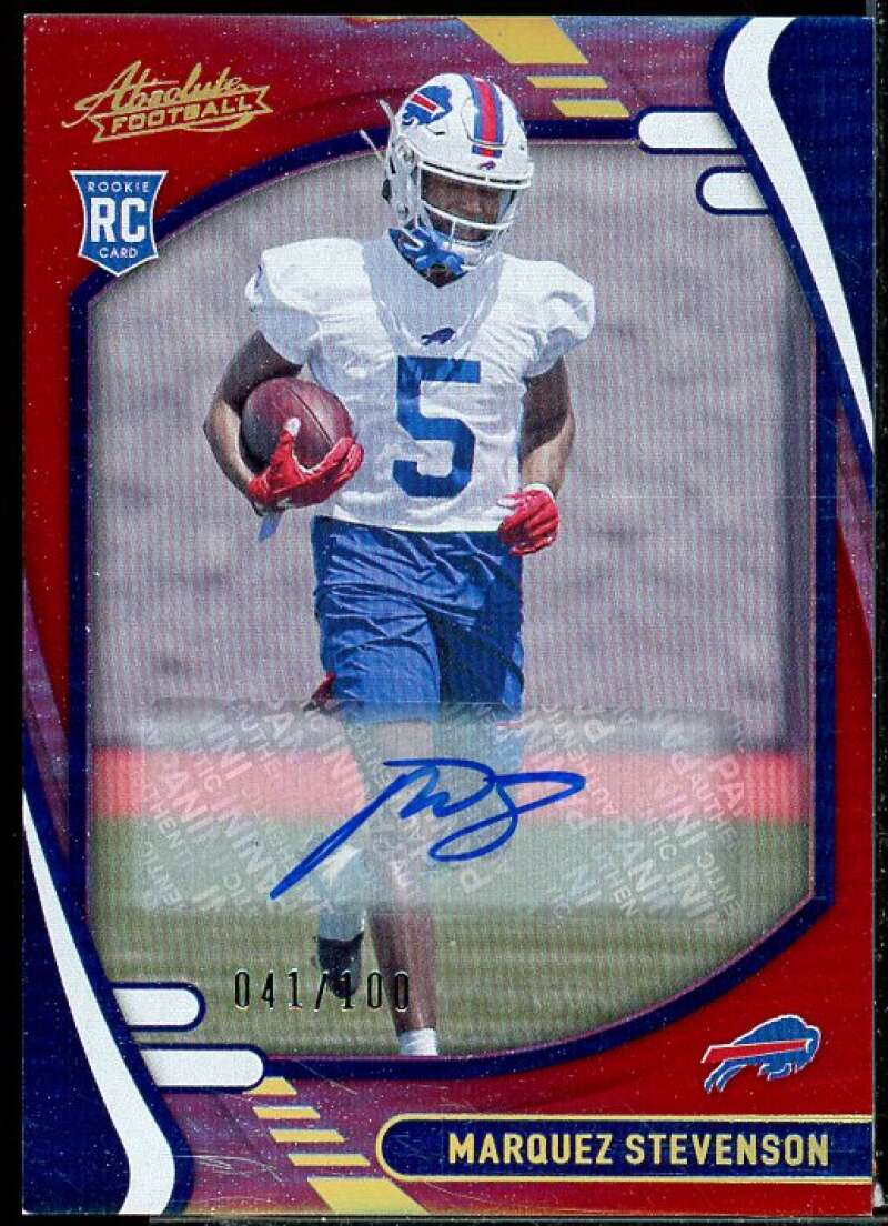 Marquez Stevenson Rookie Card 2021 Absolute Signature Rookies Spectrum Red #200  Image 1