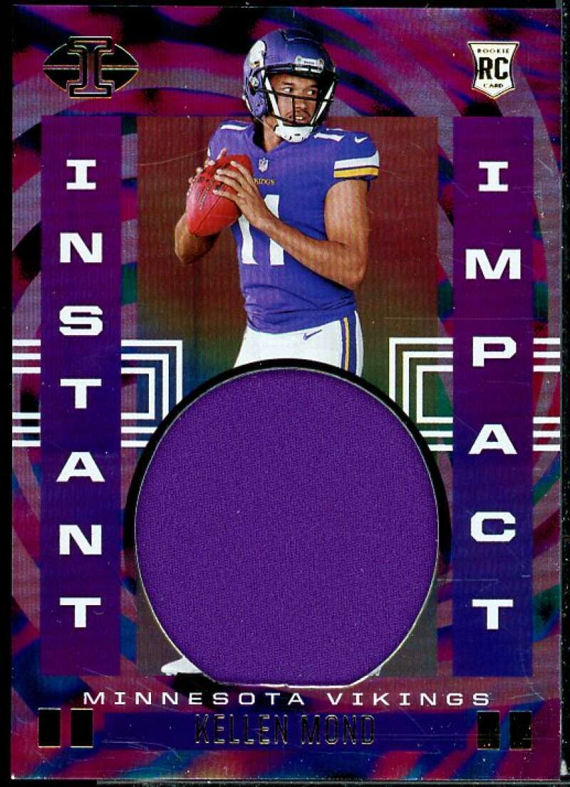 Kellen Mond Rookie Card 2021 Panini Illusions Instant Impact Jerseys #21  Image 1