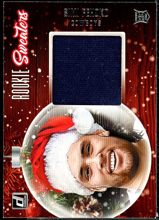 Simi Fehoko Rookie Card 2021 Donruss Rookie Holiday Sweater #42  Image 1
