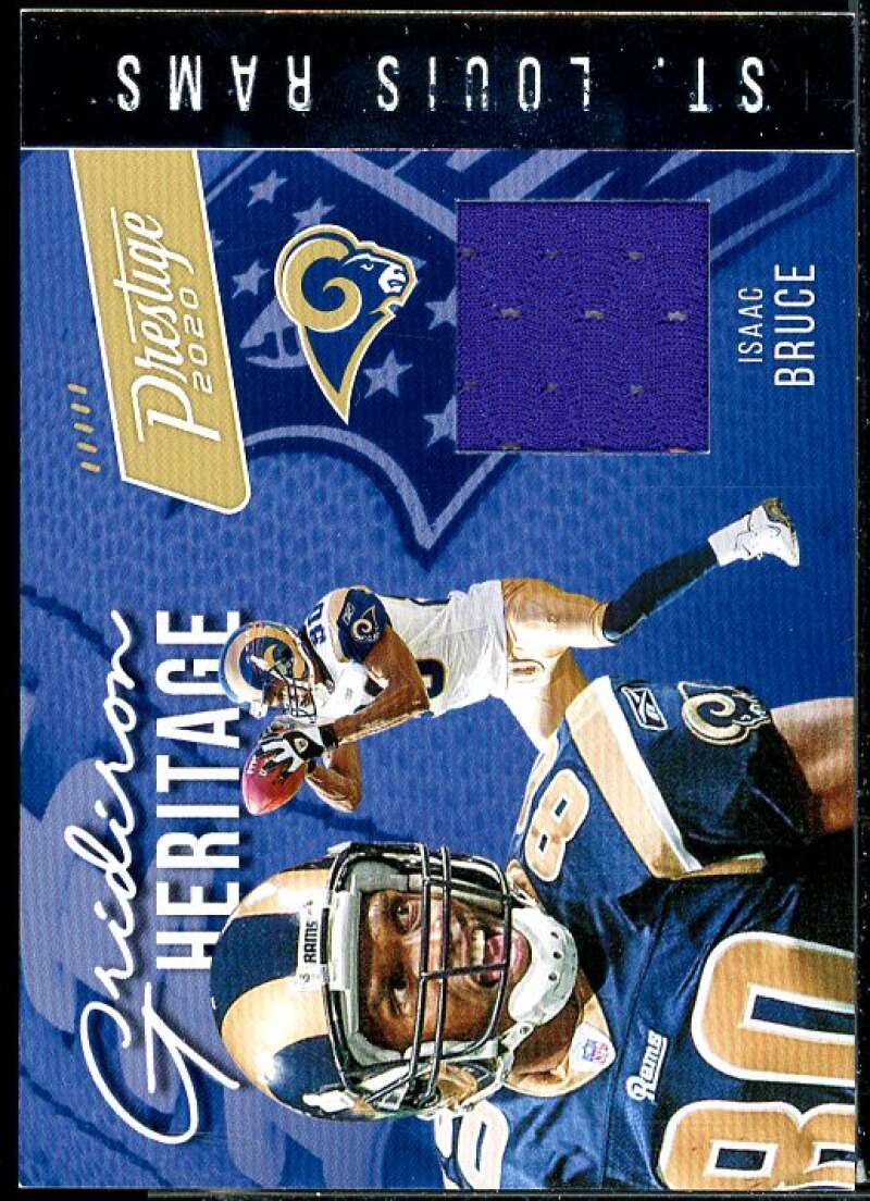 Isaac Bruce Card 2020 Prestige Gridiron Heritage Jerseys #3  Image 1