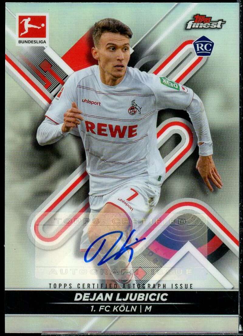 Dejan Ljubicic AU Card 2021-22 Finest Bundesliga Refractors #90  Image 1