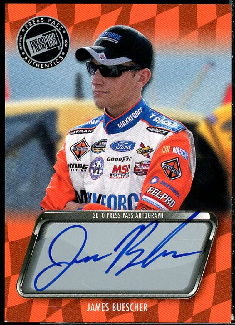 James Buescher Card 2010 Press Pass Autographs #7  Image 1