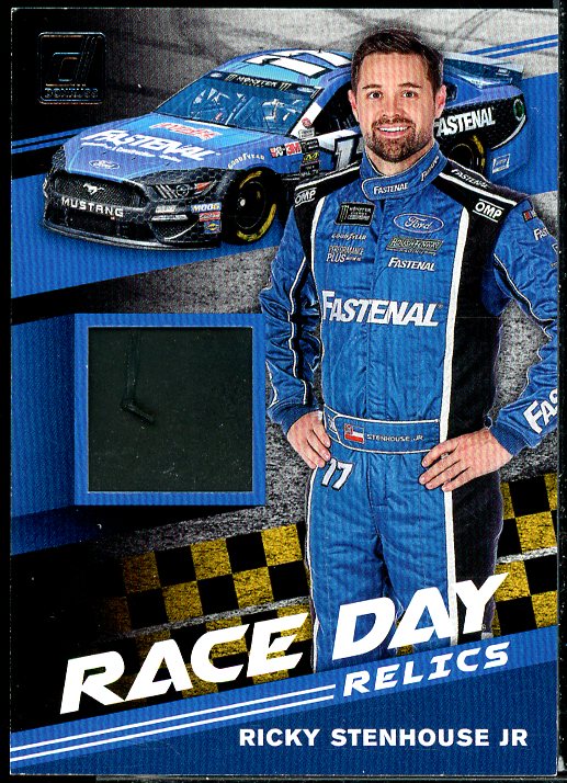 Ricky Stenhouse Jr. Card 2020 Donruss Race Day Relics #27  Image 1