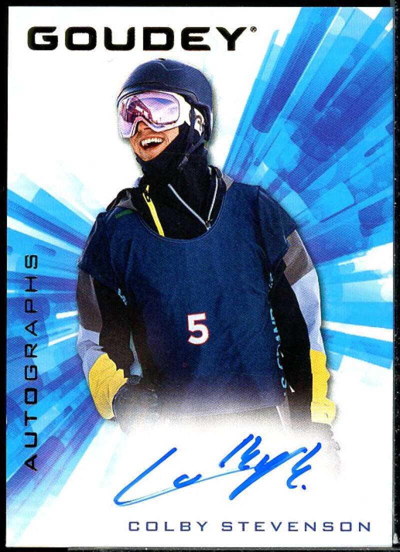 Colby Stevenson Card 2021 Upper Deck Goodwin Champions Goudey Autographs #GACS  Image 1