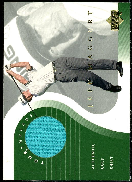 Jeff Maggert Card 2001 Upper Deck Tour Threads #TTJM  Image 1