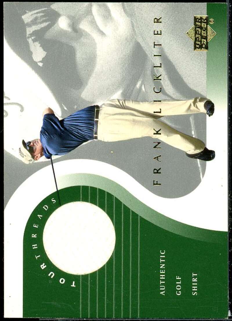 Frank Lickliter Card 2001 Upper Deck Tour Threads #TTFL  Image 1