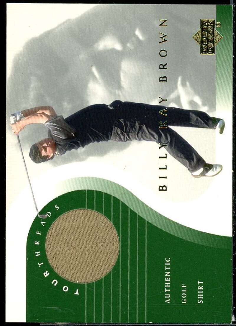 Billy Ray Brown Card 2001 Upper Deck Tour Threads #TTBB  Image 1