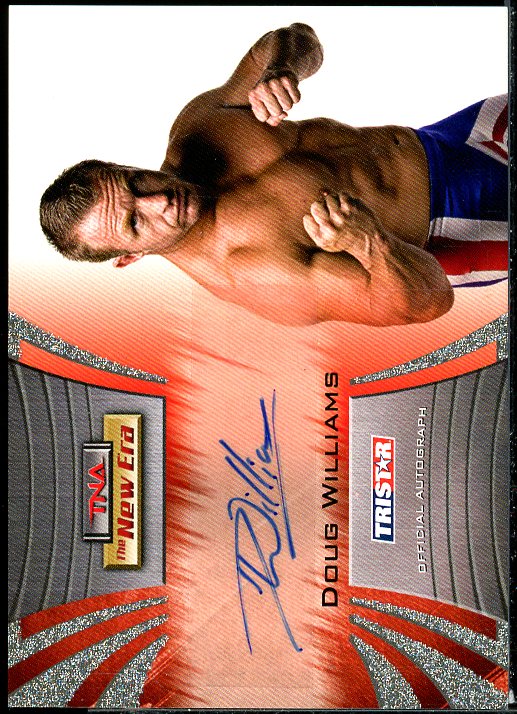 Doug Williams Card 2010 TRISTAR TNA New Era Autographs Silver #A30  Image 1